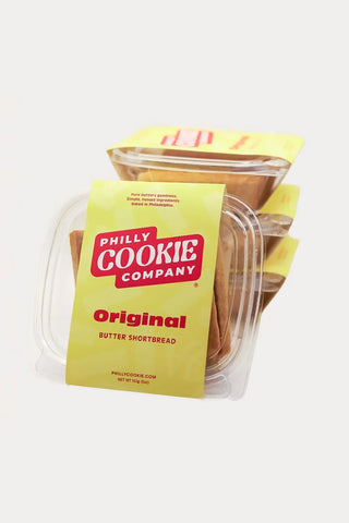 Philly Cookie Co. Scottish shortbread Original butter cookies multi-pack in clear sleeve