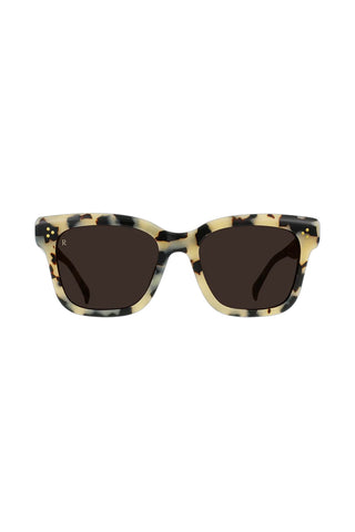 Ivory tortoise sunglasses with dark gradient lenses