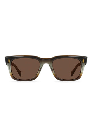 RAEN Conway tortoise sunglasses with dark brown lenses
