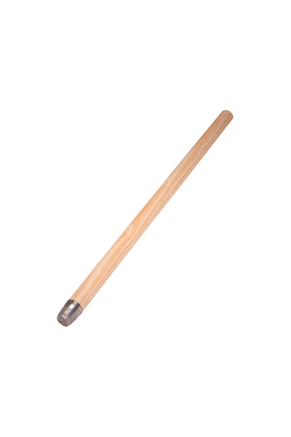 Rubber lint broom wooden handle with metal end cap