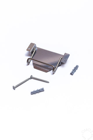 Redecker wall mount hardware for float broom, metal bracket and screws