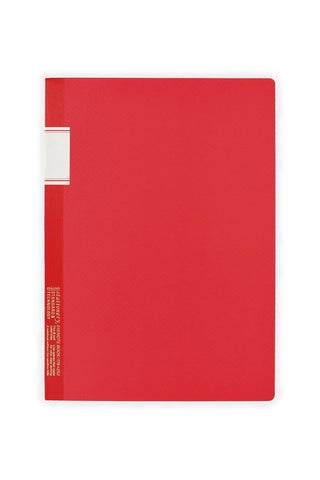 STÁLOGY 016 B5 notebook with red cover