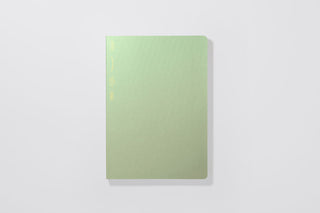 STÁLOGY 018-Grid A5 editor’s notebook in aurora green cover