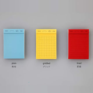 STÁLOGY memo pads in plain, grid, and lined styles