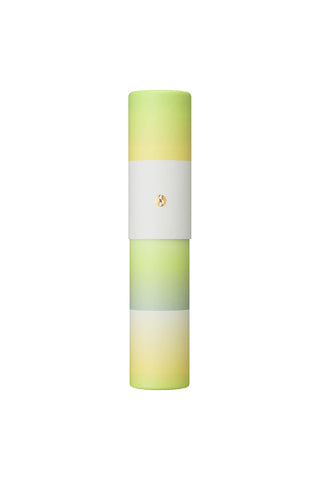Scentscape gradient incense tube with green and white striped design