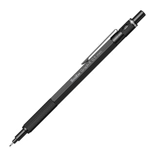 Black Graph-X 0.5 mm mechanical pencil with textured grip and metal tip