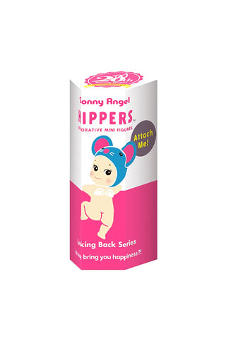 Sonny Angel Hippers Looking Back Series mystery box miniature in pink box
