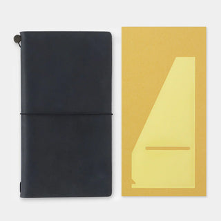 Large pocket sticker sheet in yellow with angled pocket cutout