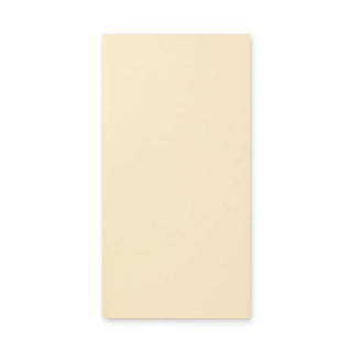 Beige planner insert card, rectangular with blank surface