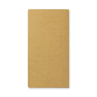 Kraft paper notebook folder, single closed cover with smooth textured surface