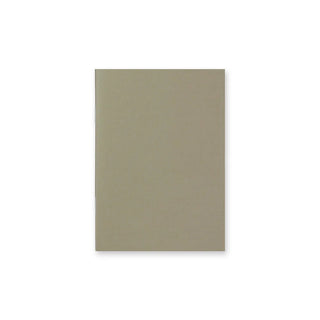 Passport-size weekly planner notebook back cover, olive