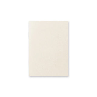 Cream passport-size sketch notebook cover with simple plain design