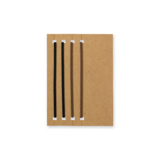 Kraft packaging display of passport notebook binding bands: four long elastic strips