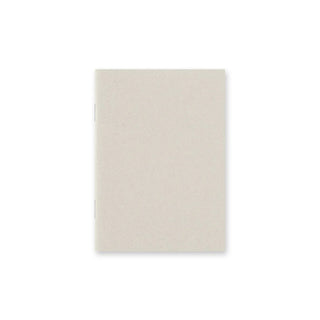 Beige passport-size notebook back cover
