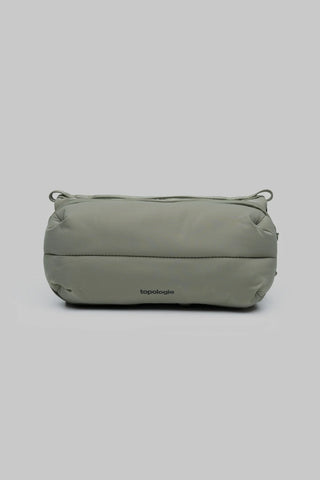 Topologie medium bottle sacoche, moss green padded pouch with side carry loops