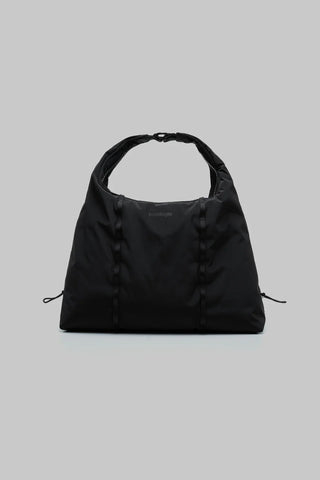 Topologie Cloud Hobo bag small in black with gathered top and side tie cords