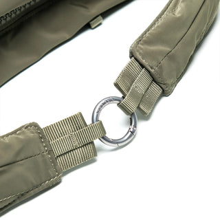 O-ring carabiner on an adjustable webbing strap