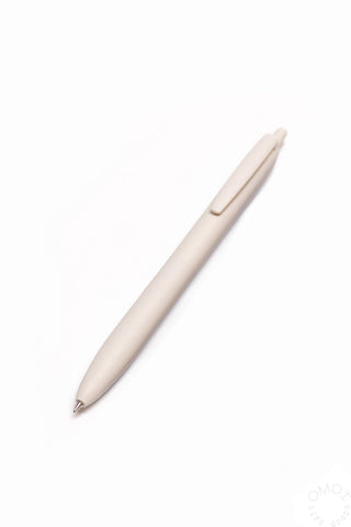 Shell White Jetstream Lite Touch 0.5mm ballpoint pen with end and tip shown