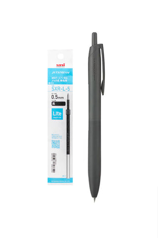 UNI Jetstream Lite Touch 0.5mm ink refill with dark gray pen body