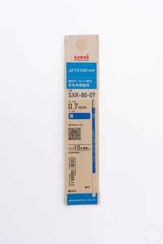 0.7mm Jetstream pen refill package, blue SXR-80-07