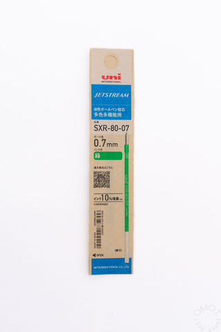 0.7mm Jetstream pen refill, green SXR-80-07