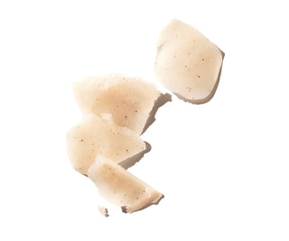 Cream speckled bar soap broken pieces