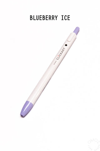 Retractable marker pen, blueberry ice purple tip