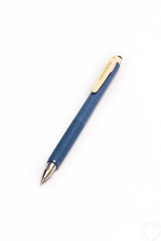 Blue gel ink pen with fine 0.3mm tip and clip