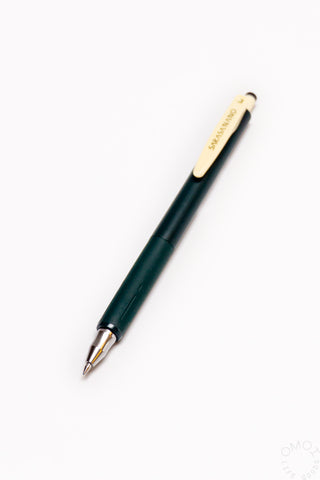 Teal gel ink pen with fine 0.3mm tip and clip