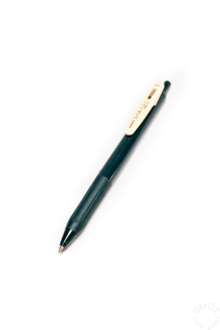 Zebra SARASA Vintage 0.5mm gel ink clip pen, dark green barrel with cream label