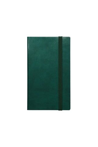 EDiT B7 green notebook with black elastic band