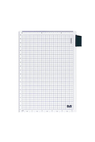 Hobonichi HON A5 pencil board with grid lines and corner clip