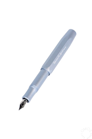 Kaweco AL Sport fountain pen in ice blue with steel nib
