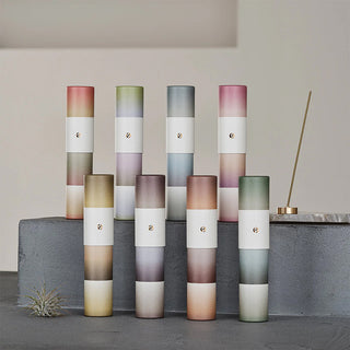 Scentscape incense tubes set with assorted pastel gradient colors and incense sticks