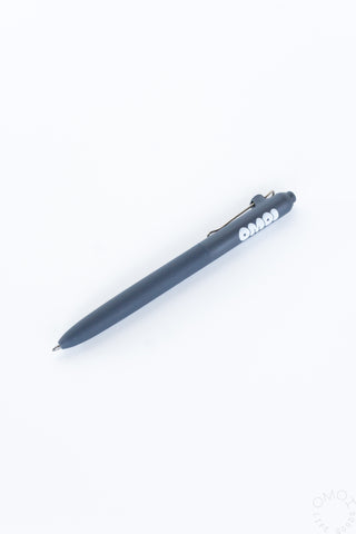 Blue OMOI Philadelphia Uni-Ball Zento gel pen with pointed nib
