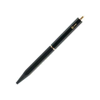 Ballpoint pen in black with gold clip and tip