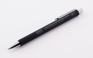 STÁLOGY 015 black ballpoint pen with 0.7mm tip and metal clip