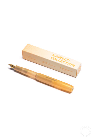 Apricot Kaweco Collection Sport fountain pen with gold nib and beige gift box