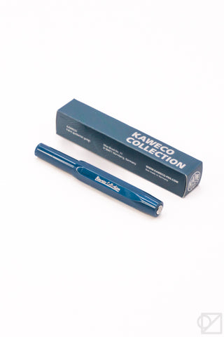 Teal Kaweco Sport fountain pen with Kaweco Collection box, side-by-side