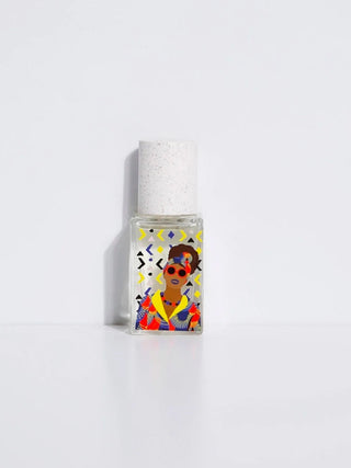 Maison Matine Warni Warni eau de parfum, 15 ml clear bottle with colorful art label