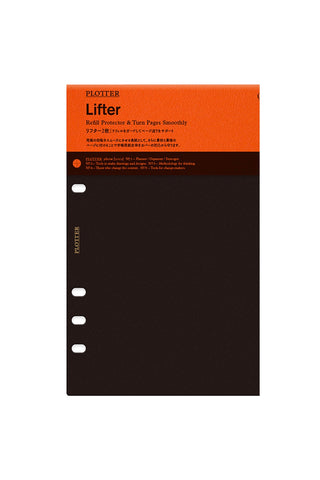Plotter Lifter A5 two-piece insert package with black tabbed pages