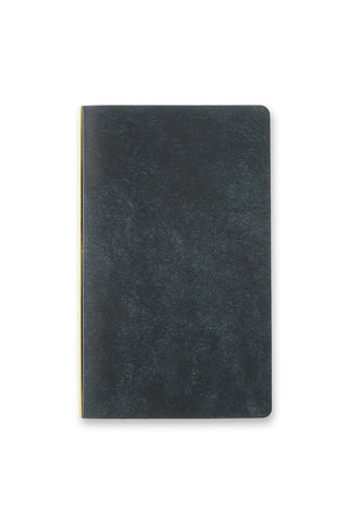 Navy leather 6-ring binder Bible size, closed front cover