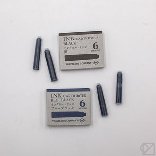 Ink cartridge 6-pack with black and blue-black boxes and four loose cartridges