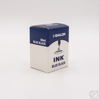 Sailor ink box, blue black 50ml, white and blue packaging
