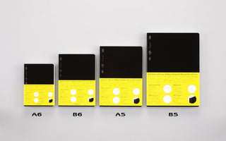 STÁLOGY 018 grid editor’s notebooks in A6, B6, A5 and B5 sizes