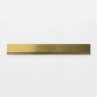Brass metric ruler bar with engraved surface